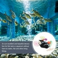 thumbnail image 4 of YSNOOWE Adorno Para De Peces Con Artificiales Hoja De Loto Multicolor Natural, 4 of 6