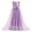 Purple, variant on IDOPIP Flower Girls Sequin Dress Sleeveless Sparkly Tulle Long Dress Pageant Birthday Graduation Gown