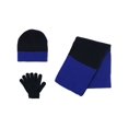 thumbnail image 1 of Minus 5 Degrees Boy's 8-18 Color Block Winter Beanie Scarf and Gloves Set, 1 of 4
