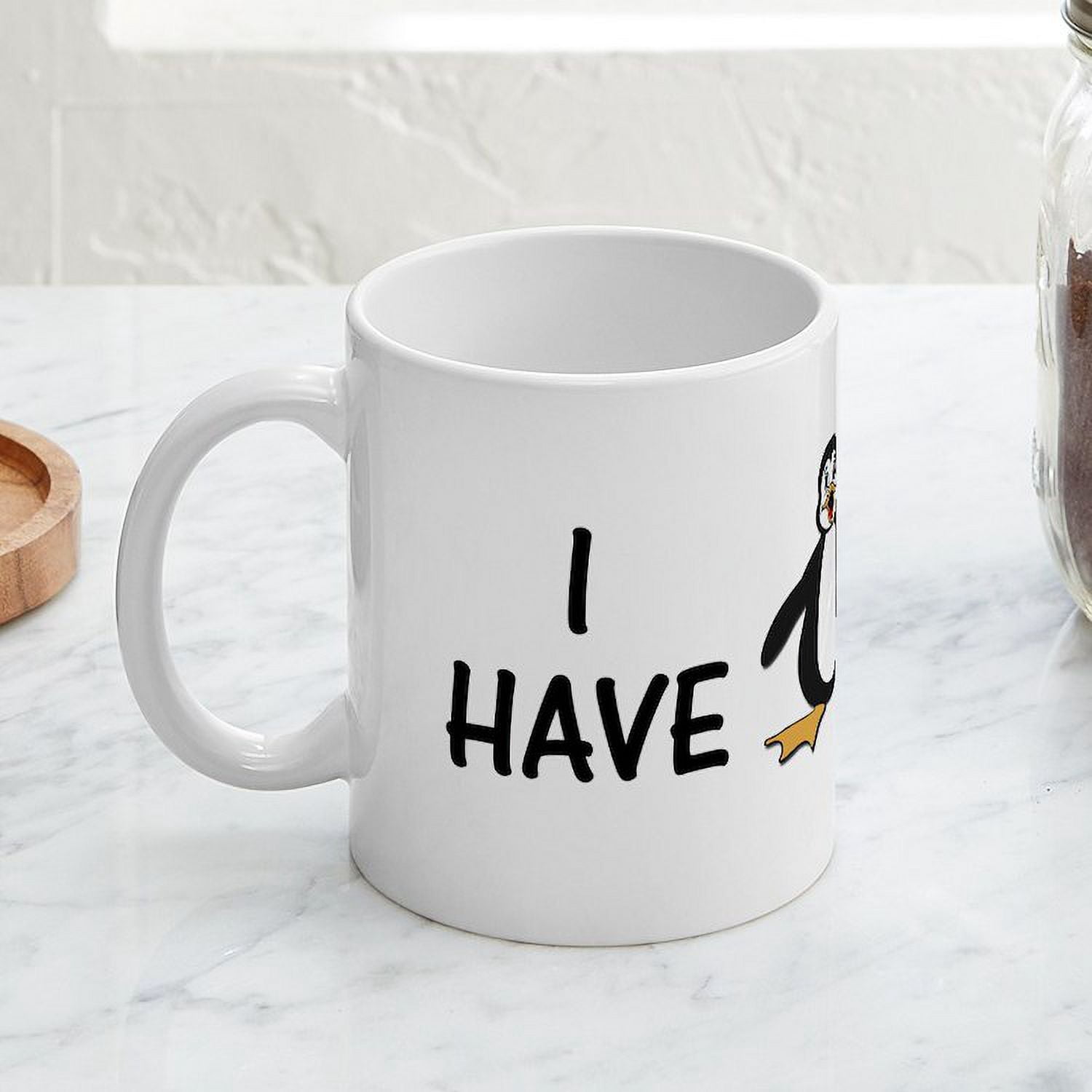 CafePress 'I Love Data' Ceramic Coffee Mug - 11 Oz, Dishwasher & Microwave Safe, Printed In USA