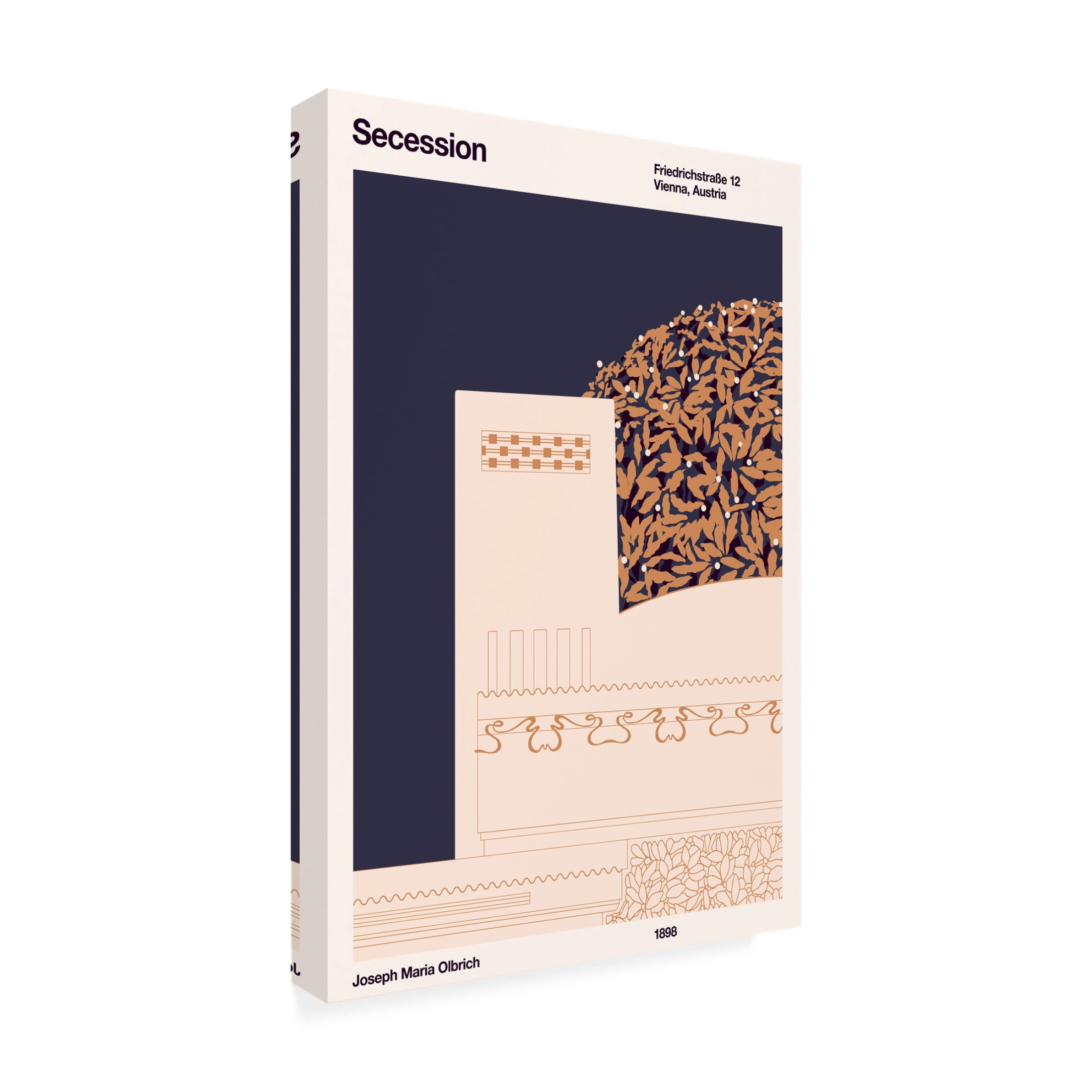 Trademark Fine Art Florent Bodart  Secession Cream Canvas Wall Art