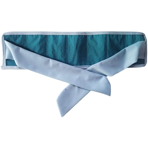 Yvsxxv Cooling Bandana, Water Absorbent Neck Wrap, Unisex Summer Outdoor Accessory, Blue, 1 Pc