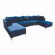 thumbnail image 1 of Sala River moderna en U R21 MUEBLES Azul Marino, 1 of 4