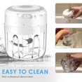 thumbnail image 4 of Electric Garlic Chopper Onion Mincer Meat Grinder Portable USB, 4 of 7
