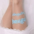 thumbnail image 4 of PCS Conjunto de liga de boda Cinturón de liga de encaje nupcial negro Ligas de flores sexy Anillo de pierna Fiesta Regalo de graduación para mujer, 4 of 8