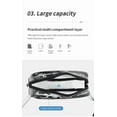 thumbnail image 2 of Clear Fanny Pack Stadium Approved - 2 Pack Clear Belt Bag for Women Men Plus Size Transparent Waist Bag Crossbody with Adjustable Strap for Concerts, Sports, Events, Festivals, Travel - Black, 2 of 10