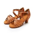 thumbnail image 1 of Womens Ballroom Dancing Shoes Latin Tango Dance Shoes For Adult 4cm, 1 of 4