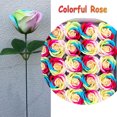 thumbnail image 3 of 25 Jabones de Baño con Flores de Rosas Multicolores, Jabón de Rosas en Caja de Regalo, Regalo para Aniversario/Cumpleaños/Boda/Día de San Valentín/Día de la Madre/Orgullo, 3 of 5