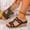 Black, variant on Orthopedic Sandals for Women Arch Support Flat Wedge Sandals Wide Width Non Slip Slip on Hiking Shoes Comfort 2026 Orthopedic Shoes (Navy)