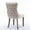 Beige, variant on Rhomtree Velvet Tufted Dining Side Chairs, Blue (Set of 4)