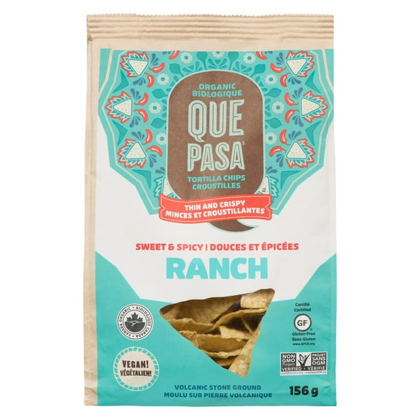 Que Pasa Sweet & Spicy Ranch Tortilla Chips Walmart.ca