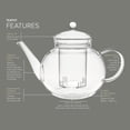 thumbnail image 4 of Kitchen Star Glass Teapot, 3 Piece, 4 of 6