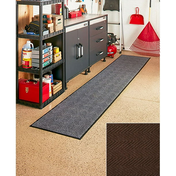 Indoor/Outdoor ExtraLong Utility Brown 120" Runner