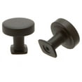 thumbnail image 5 of Jamison Collection J501 1-1/4" Mushroom Cabinet Knob - Black, 5 of 5