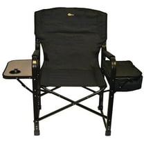 Faulkner FLK-49580 El Capitan Director Chair with Cooler Bag - Black