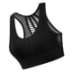 thumbnail image 4 of Sujetador deportivo BuyWeek de malla para mujer sin aros negro, 4 of 14