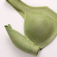 thumbnail image 5 of iHPH7 Womens Bras Front Closure Front Clasp Snap Closing Bra Wireless Bras Push Up Bra Senior Comfort Bras Breathable Bras for Women Padded Bras for Women Soft Green 40, 5 of 8