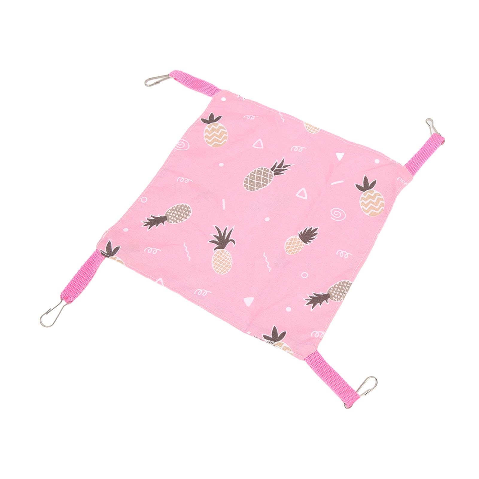 Riousery Summer Hamster Hammock Breathable Hanging Bed for Small Animals Chinchillas Kittens Squirrels Premium Cotton Cloth Sleeping Swing Toy Pet Cage Accessories 7.9x7.9 in / 20x20 cm