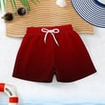 thumbnail image 3 of UQJfacai Boys Swim Trunks Gradient UPF 50+ Quick Dry Swim Shorts with Pockets Beachwear Bathing Suits Swimsuit for Kid 4-15 Years, 3 of 8
