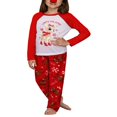 thumbnail image 3 of EIMELI Pyjamas de Noël pour la Famille Imprimé Gingerbread Man, 3 of 11