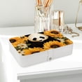 thumbnail image 6 of Panda Elegant PU Leather Jewelry Organizer Box with Removable Compartment, Portable Earring Organizer and Bracelet Holder, 6 of 6