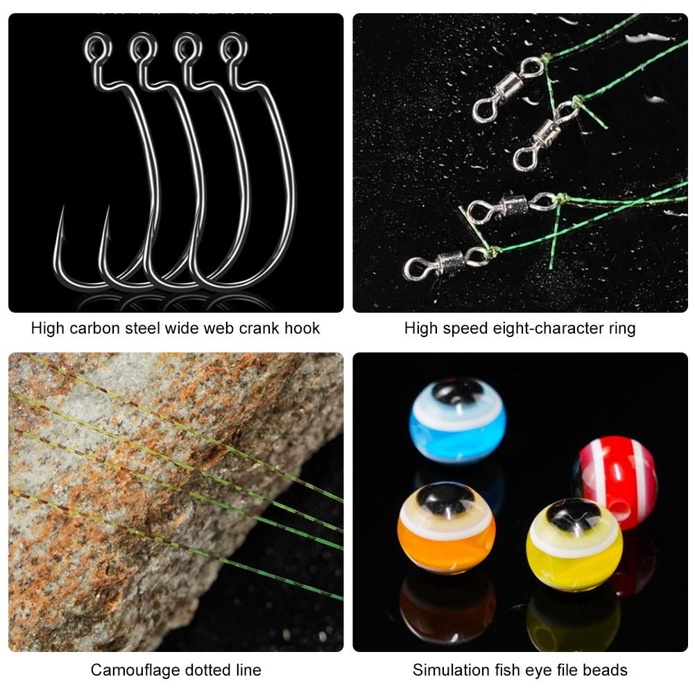 Buy Texas Rigs For Bass Fishing With Weights Hooks Rigged Line Kit