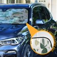 thumbnail image 3 of WOBOGO Dwarf in Green Hat Pattern Car Windshield Sunshades Autopilot Lightweight Accordion Sun Visor 53×23.5in, 3 of 8