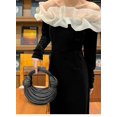 thumbnail image 2 of Handbag for Women Luxury Designer Handwoven Noodle Bags Rope Knotted Pulled Hobo, 2 of 3