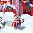 YruYptpaln Christmas Cute Snowman Ground Stake Insert Art Garden