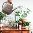 thumbnail image 4 of HomelyJoy Coffee Plastic Watering Can, 1 Gallon Large Capacity Long Spout Watering Pot with Ergonomic Handle for Indoor Houseplants, Garden, and Lawn Care, 4 of 10