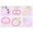 Fruit and vegetable, variant on Cartoon Sewing Kits Toy Craft Project Set Lacing Threading Toy For Toddler Hand and Eye Coordination and Shape Matching