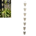 thumbnail image 4 of Gutter Rain Chain, Rain Chain Customizable 3.3FT Iron Antique Bronze Tripod  for Home, 4 of 7