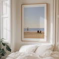 thumbnail image 5 of Soaking in Morning Rays on the Beach - Ocean City Maryland Photography Beach Seascape Coast Minimalist Ocean Summer Beach House Oak Framed Wall Art Print 6 x 8 inches, 5 of 12