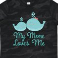 thumbnail image 4 of Inktastic My Meme Loves Me Whale Grandchild Boys or Girls Toddler T-Shirt, 4 of 5