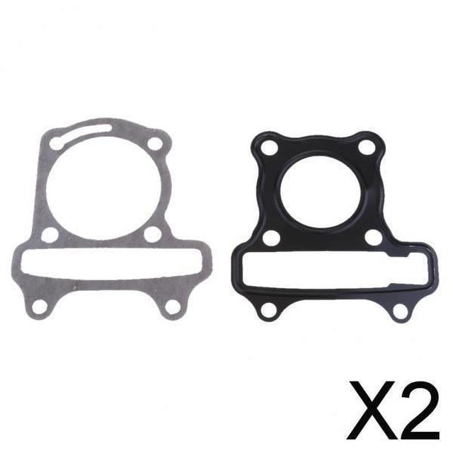 2 Juntas De Culata Y Base De Cilindro De Gran Diámetro Para Scooter Con Motor GY6 De 50 (39 Mm) 2 piezas