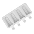 thumbnail image 1 of Matsuzay Molde para helados de 4 rejillas, bandeja para hacer Chocolate DIY, molde antiadherente de silicona para helados, incluye asas de Herramientas y accesorios para hornear 4 ranuras, 1 of 6