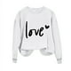 thumbnail image 4 of Penkiiy Día de San Valentín Sudadera para Mujer Lindo Amor Camisetas Corazón Casual de manga larga Camiseta de San Valentín Ropa Tops XL Blanco, 4 of 4