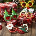 thumbnail image 6 of Joyfy 12 Pcs Christmas Eyeglasses Frames Glitter Photo Props for Kids Adult Party Favors Holiday Supplies (One Size Fits All), 6 of 8