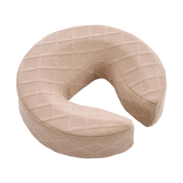 Almohada de masaje facial con reposacabezas ergonómico, cojín universal de espuma viscoelástica para dormir, mesa de masaje, salón de belleza, spa en Piel