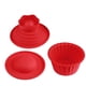 thumbnail image 1 of Hanperal - Juego de 3 cupcakes para hornear, molde gigante para cupcakes, molde de silicona para cupcakes, color rojo Adepaton LH-0723, 1 of 6