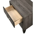 thumbnail image 3 of Qumbnk Wood Nightstand End Table with Metal Handles, 2 Drawer Beside Table for Bedroom, Living Room, 3 of 7