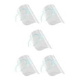 thumbnail image 2 of maskred Eyes Protection Goggle Transparent Shield Screen Full Face Protection Glasses Eyewear, Transparent Blue 5Set, 2 of 6