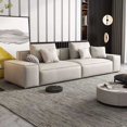 thumbnail image 4 of Cheap Soft Fancy Sofa Chair Lazy Modern Nordic Simple Puffs Living Room Sofa Designer White Mueble Para Salas Modernos Furniture My Lux Decor Round, 4 of 25