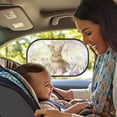 thumbnail image 2 of Yuyamidu Rabbit Car Window Shade for Baby 2 Pack Flower Car Sun Shade for Window Baby Side Window Sunshades for Kids Easter Car Interior Decoration, Purple, 2 of 7