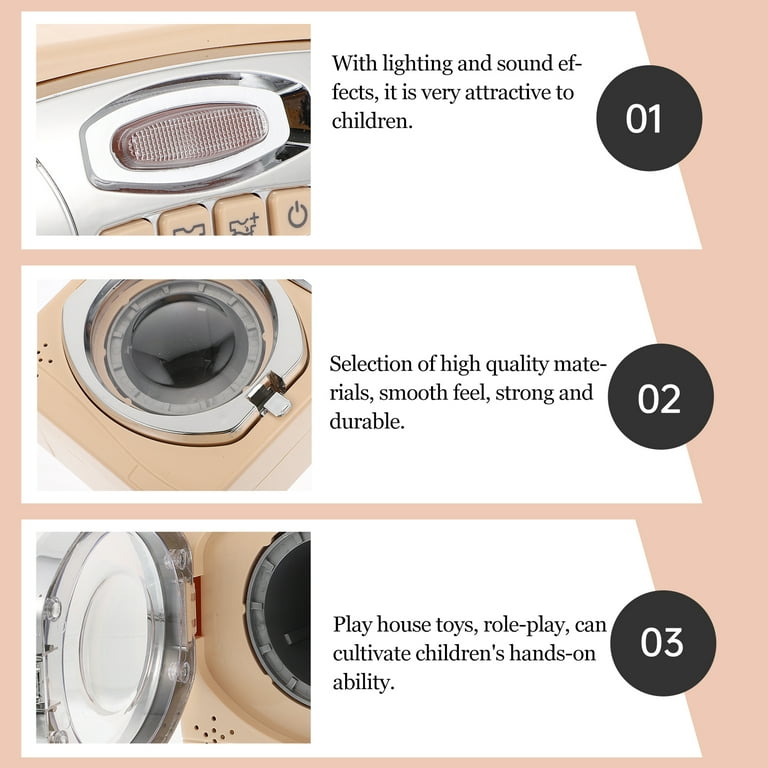 1pc Simulated Washing Machine Toy Funny Mini Washing Machine Play