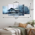 thumbnail image 4 of Designart "Marvels of Winter Snow I" Landscapes Art Living Room Set, 4 of 5