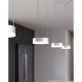 thumbnail image 4 of Sonneman 2311.25 Corona 6" Wide Led Mini Pendant - Black, 4 of 7