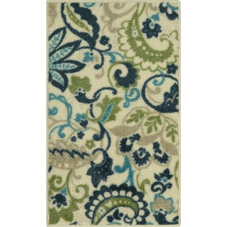 - Better Homes & Gardens Paisley Nylon Textured Print Area Rug or Runner