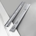thumbnail image 2 of HWZWT lbs Heavy Duty Full Extension 85 lbs Heavy Duty Full Extension Soft Close Ball Bearing Cabinet Drawer Slides Inch Rear 5 Pair 22 Inch Rear/Side Mount Drawer Slides with Brackets S, 2 of 5