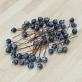 thumbnail image 3 of 50pcs Blue Fruit Berry Holly Flor artificial Pick Christmas DIY Decoración para el hogar Adorno (12 mm), 3 of 5